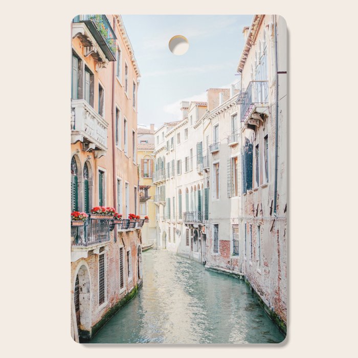 Venice Canal #1 - Italy Travel Photography Cutting Board Gallery Image 1