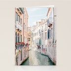 Venice Canal #1 - Italy Travel Photography Stationery Card Gallery Image 2