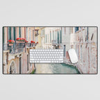 Venice Canal #1 - Italy Travel Photography Desk Mat Gallery Image 1