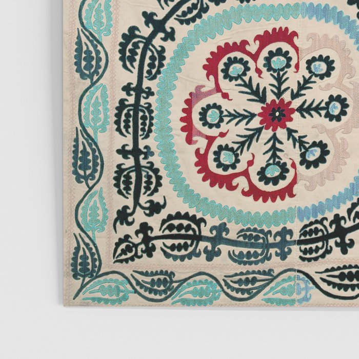 Ferghana Suzani  Northeast Uzbekistan Embroidery Print Poster Gallery Image 3