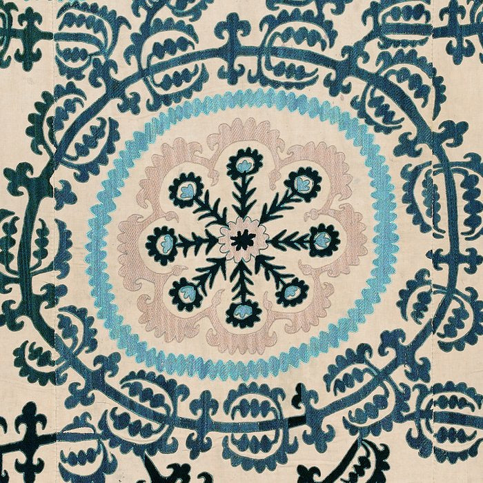 Ferghana Suzani  Northeast Uzbekistan Embroidery Print Coffee Mug Gallery Image 2