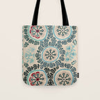 Ferghana Suzani  Northeast Uzbekistan Embroidery Print Tote Bag Gallery Image 1