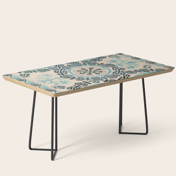 Ferghana Suzani  Northeast Uzbekistan Embroidery Print Coffee Table Gallery Image 1