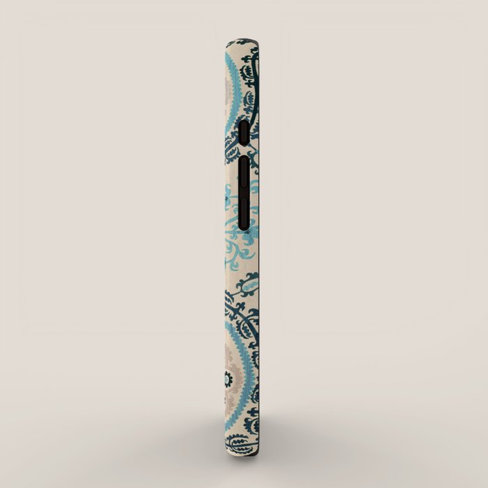 Ferghana Suzani  Northeast Uzbekistan Embroidery Print iPhone Case Gallery Image 2