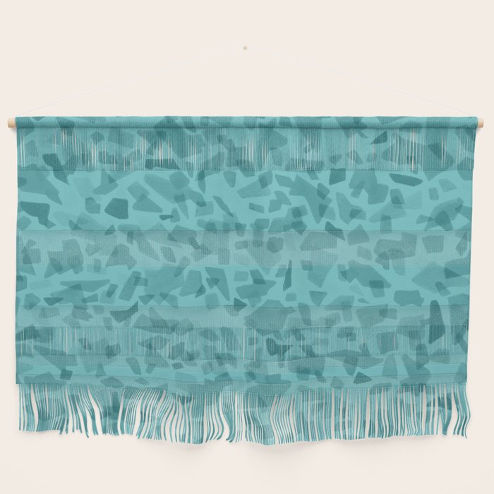 Turquoise Terrazzo Tile Wall Hanging Gallery Image 1