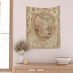 Antique 18th Century Louis XV Romantic Lovers French Beauvais Tapestry Wall Tapestry Gallery Image 2