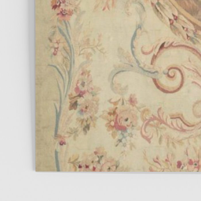 Antique 18th Century Louis XV Romantic Lovers French Beauvais Tapestry Poster Gallery Image 3