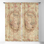 Antique 18th Century Louis XV Romantic Lovers French Beauvais Tapestry Window Curtain Gallery Image 5