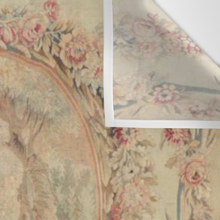 Antique 18th Century Louis XV Romantic Lovers French Beauvais Tapestry Wall Tapestry Gallery Image 3