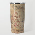 Antique 18th Century Louis XV Romantic Lovers French Beauvais Tapestry Travel Mug Gallery Image 1