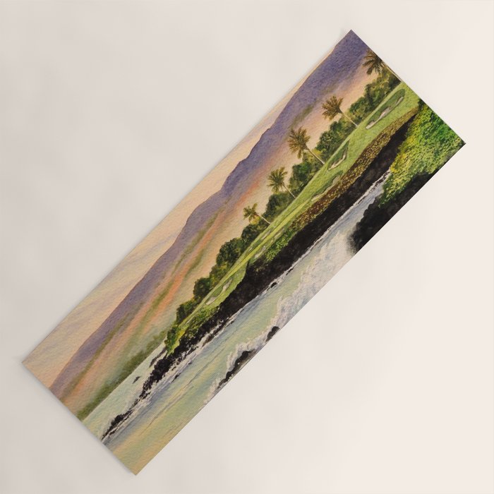 Mauna Kea Golf Course Hawaii Hole 3 Yoga Mat Gallery Image 1