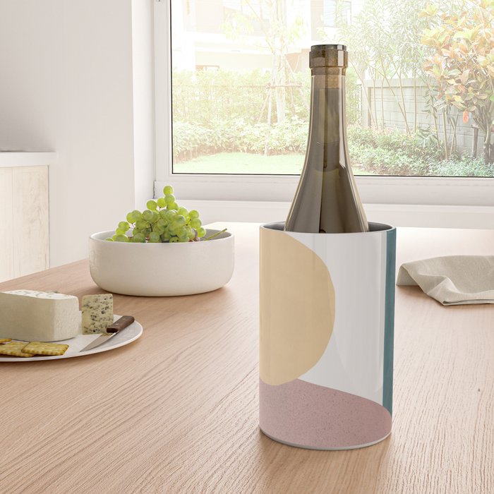 Abstract Earth 1-1 - Painted Shapes Wine Chiller Gallery Image 4