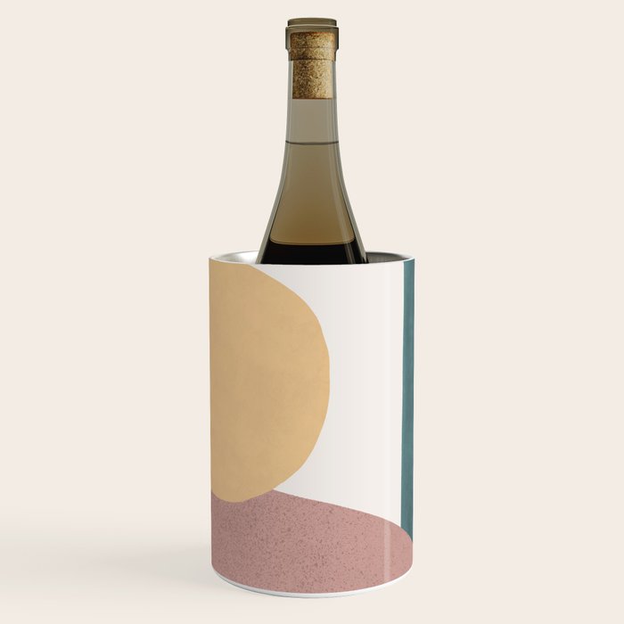 Abstract Earth 1-1 - Painted Shapes Wine Chiller Gallery Image 1