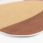 Abstract Earth 1-1 - Painted Shapes Bath Mat Gallery Image 3