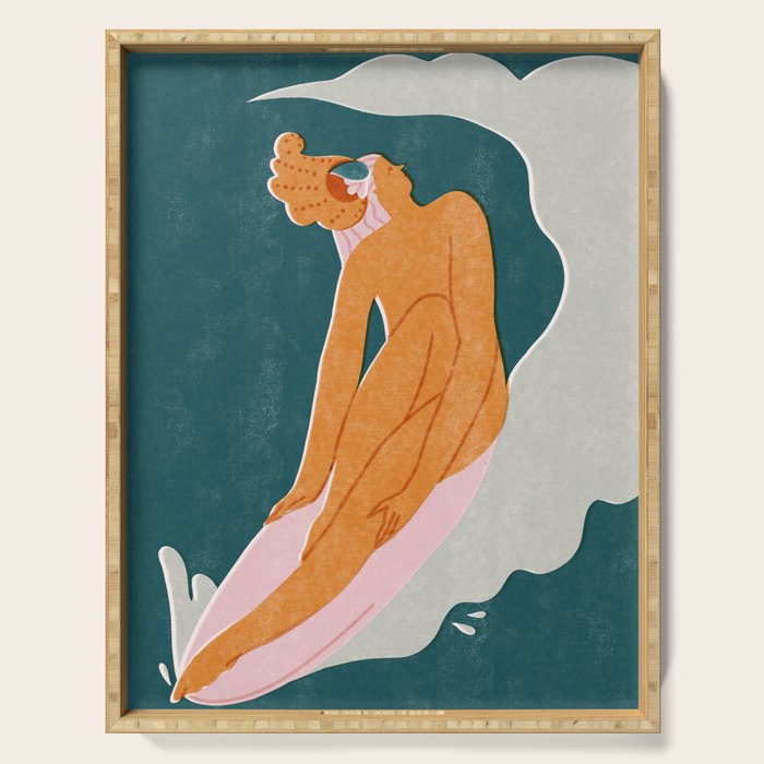 Balinese princess Serving Tray Gallery Image 1