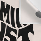 Don't Mind Me in Black Wall Tapestry Gallery Image 3