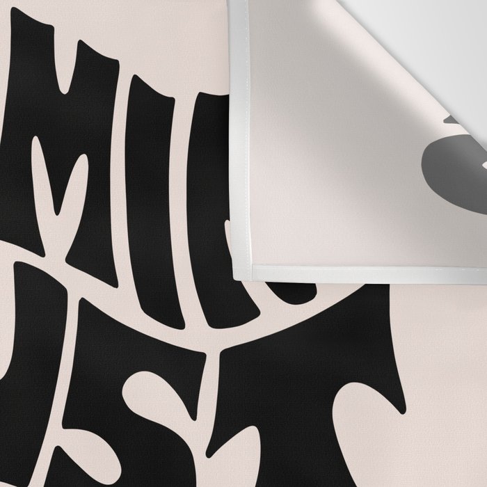 Don't Mind Me in Black Wall Tapestry Gallery Image 3