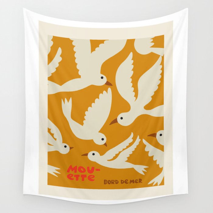 MOUETTE BRIGHT Wall Tapestry Gallery Image 4