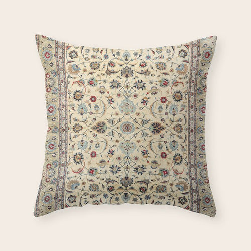 Persian Kashan Throw Pillow