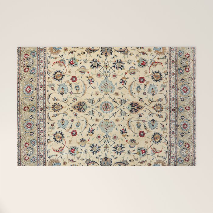 Persian Kashan Welcome Mat