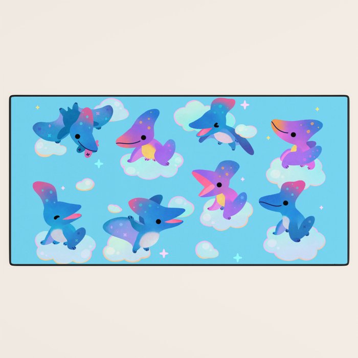 Pteranodon in the blue sky Desk Mat Gallery Image 3