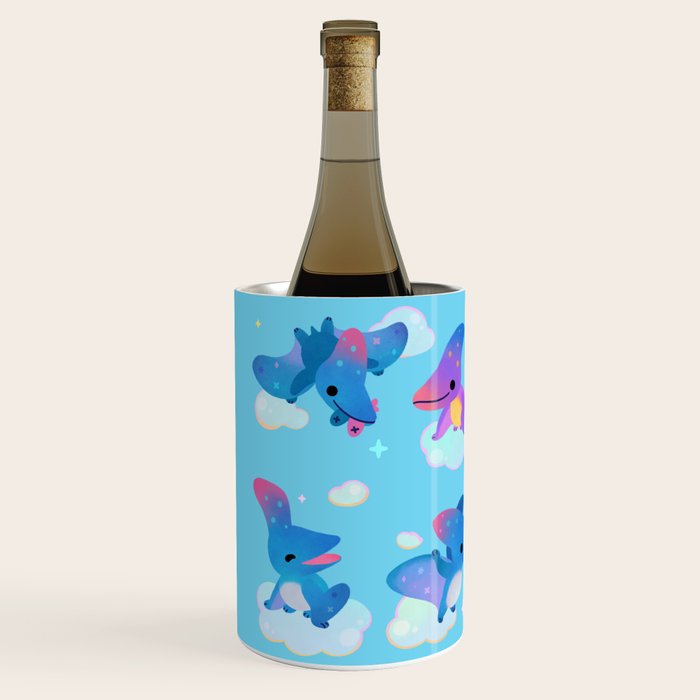 Pteranodon in the blue sky Wine Chiller Gallery Image 2