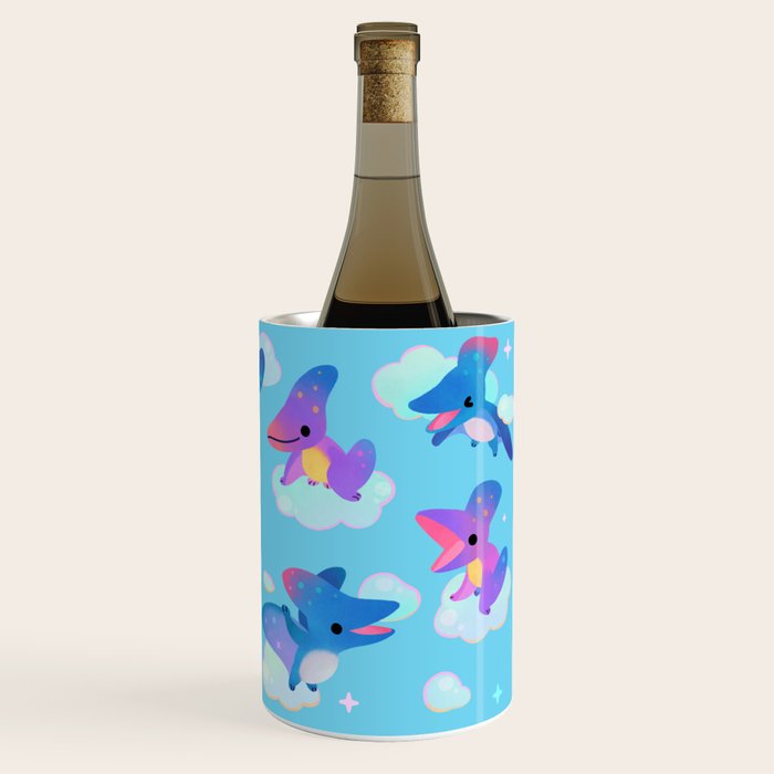 Pteranodon in the blue sky Wine Chiller Gallery Image 1