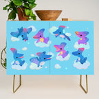 Pteranodon in the blue sky Credenza Gallery Image 1