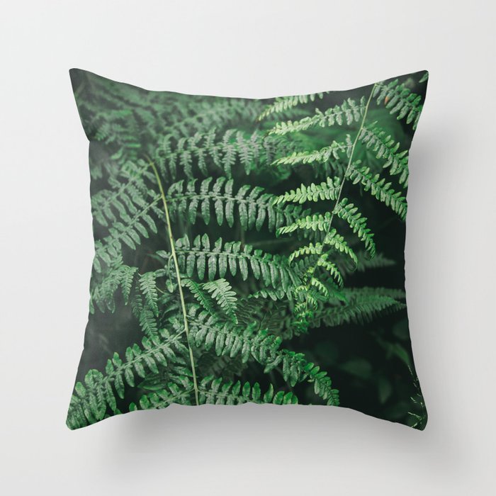 Ferns VI Throw Pillow Gallery Image 6