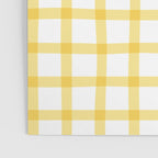 Yellow geometric plaid gingham pattern Poster Gallery Image 3
