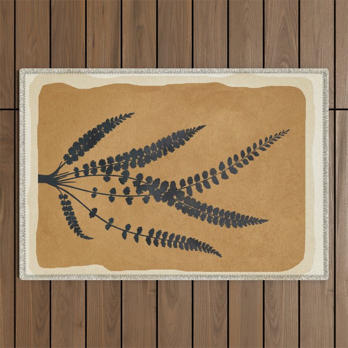 Leaf Design 11 Outdoor Rug Gallery Image 1
