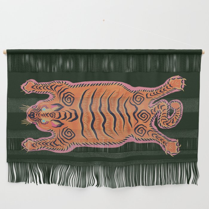Wild Tiger Rug Wall Hanging Gallery Image 1