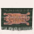 Wild Tiger Rug Wall Hanging Gallery Image 2