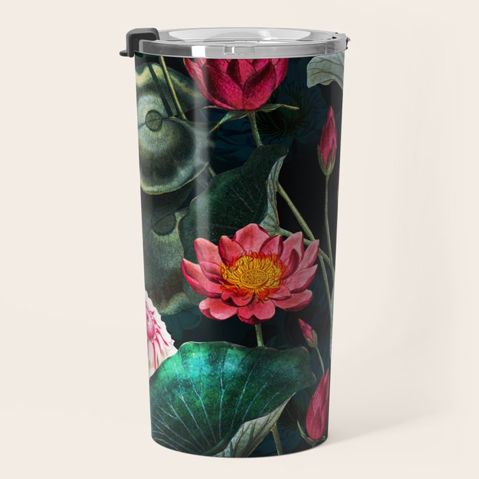 Water Lily - Night Travel Mug Gallery Image 3