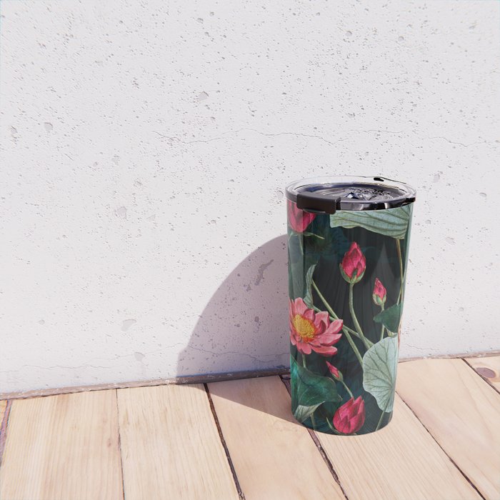 Water Lily - Night Travel Mug Gallery Image 4