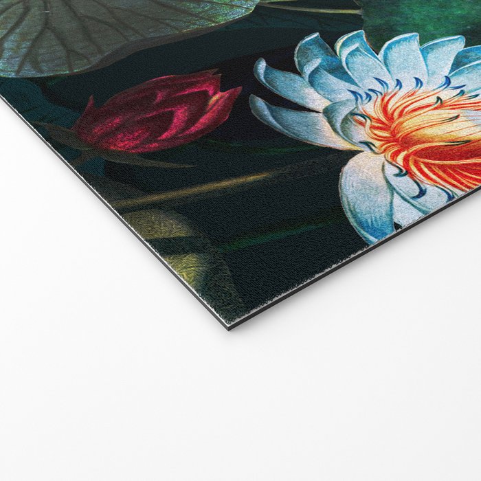 Water Lily - Night Welcome Mat Gallery Image 2