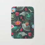 Water Lily - Night Bath Mat Gallery Image 1