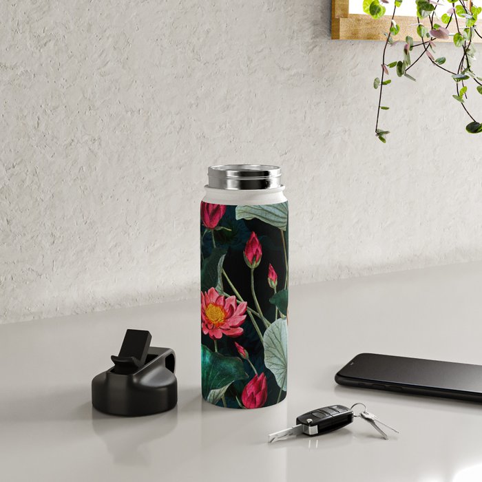 Water Lily - Night Water Bottle Gallery Image 4