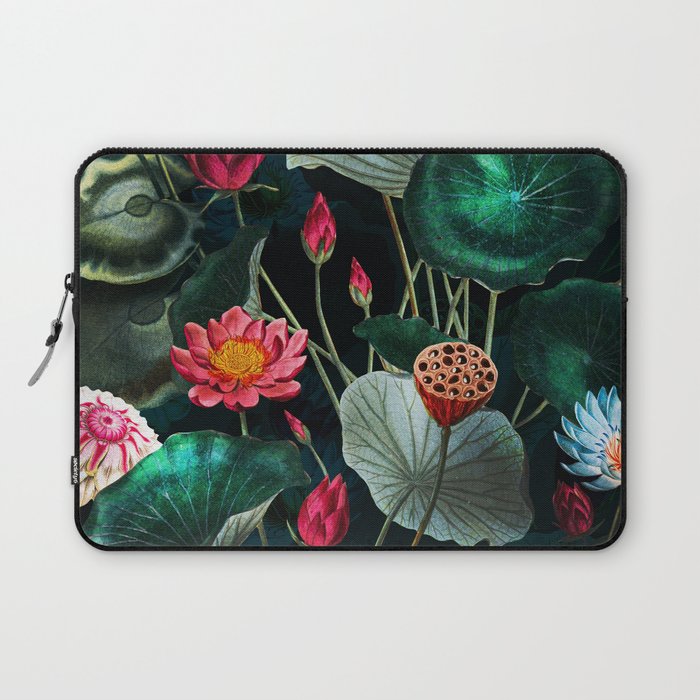 Water Lily - Night Laptop Sleeve Gallery Image 1