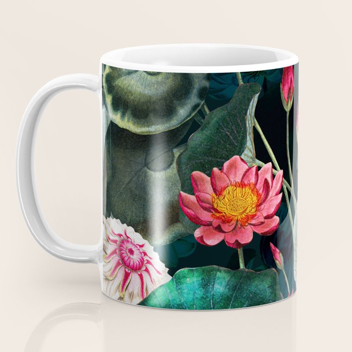 Water Lily - Night Coffee Mug Gallery Image 3