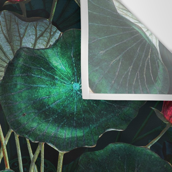 Water Lily - Night Wall Tapestry Gallery Image 3
