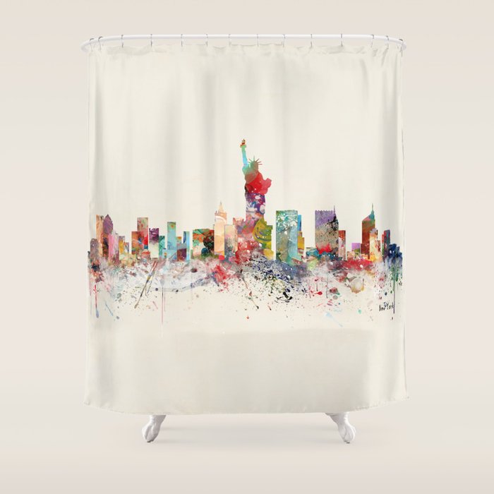 new york skyline Shower Curtain Gallery Image 1