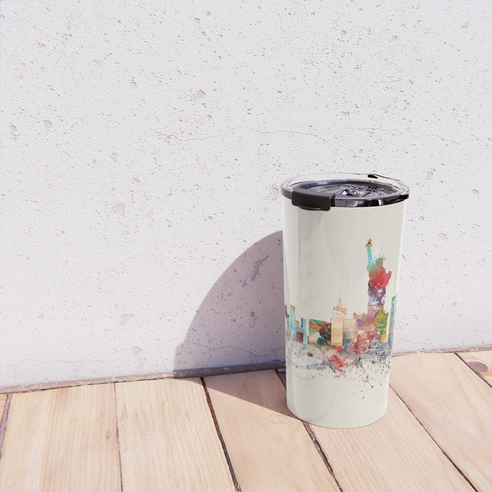 new york skyline Travel Mug Gallery Image 4