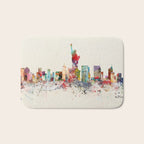 new york skyline Bath Mat Gallery Image 1