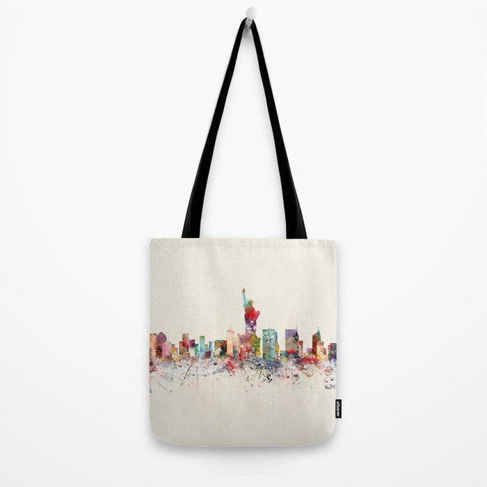 new york skyline Tote Bag Gallery Image 2
