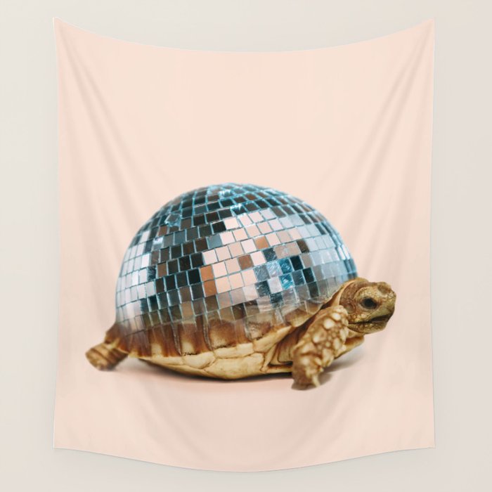 DISCO TURTLE Wall Tapestry Gallery Image 4