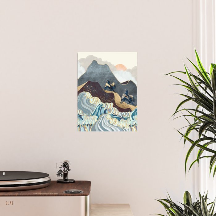 Metallic Waves Poster Gallery Image 2