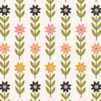 Hand-drawn Wildflowers -  Pink & Gold Coffee Mug Gallery Image 2
