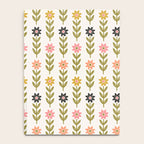 Hand-drawn Wildflowers -  Pink & Gold Notebook Gallery Image 4
