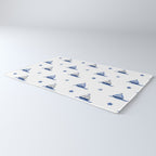 Navy Blue Nautical Sailboat Rug Gallery Image 3